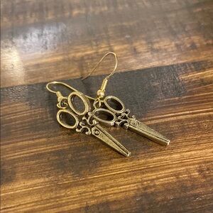 Vintage Scissor Earrings